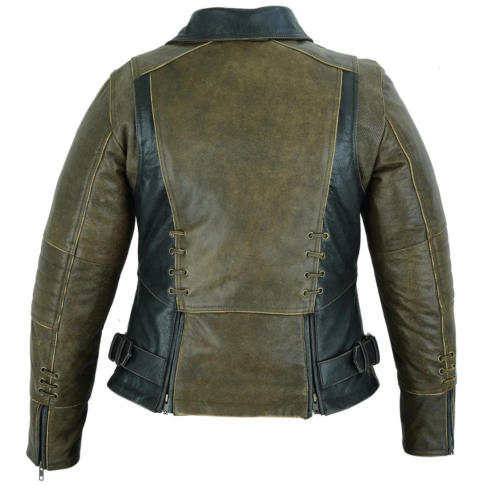 DS898 Must Ride - Two Tone: Premium Leather Jacket for Style and Performance