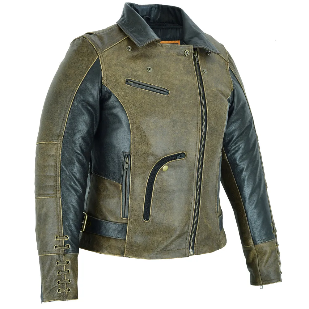 DS898 Must Ride - Two Tone: Premium Leather Jacket for Style and Performance