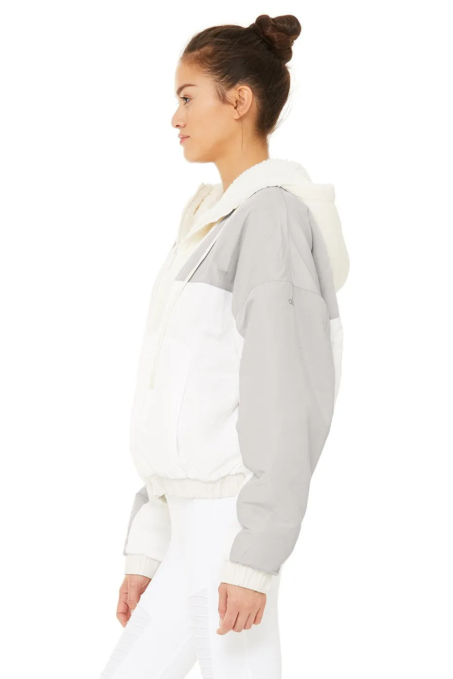 Duality Reversible Sherpa Jacket - Pristine/White/Dove Grey