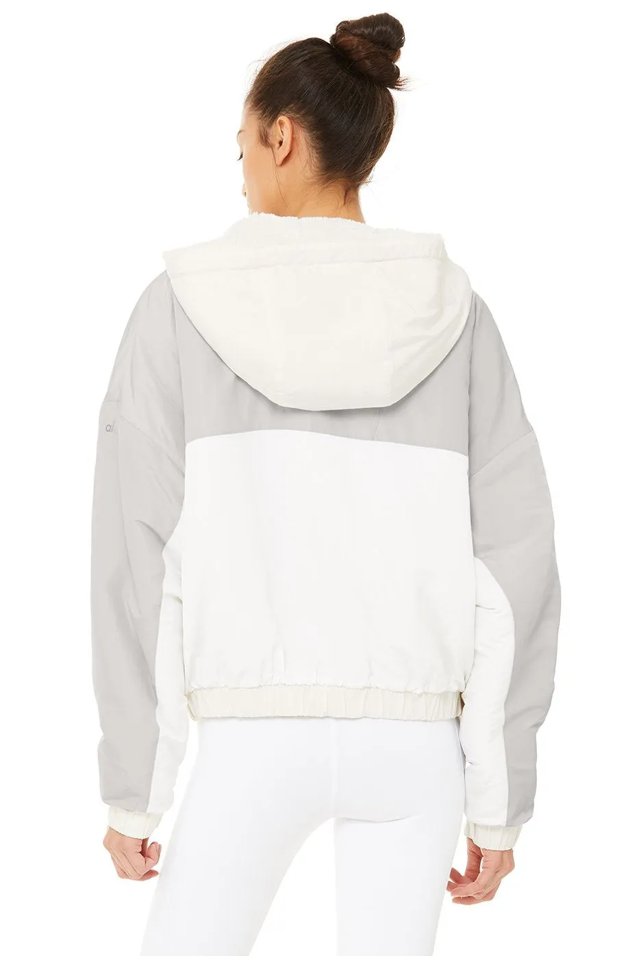 Duality Reversible Sherpa Jacket - Pristine/White/Dove Grey