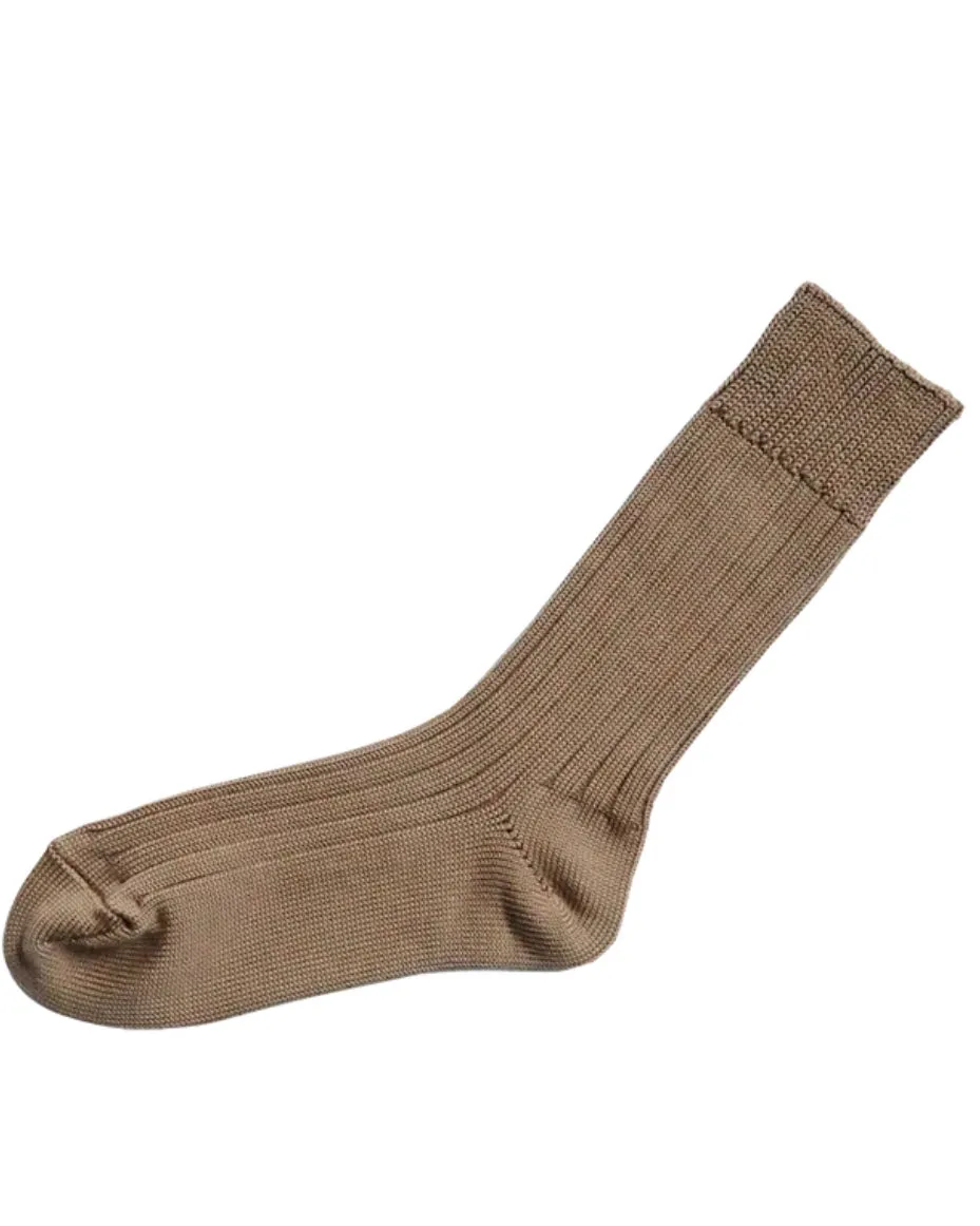 Egyptian Cotton Ribbed Socks