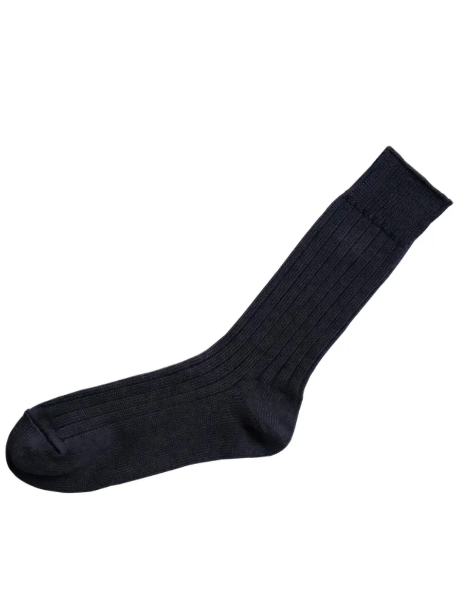 Egyptian Cotton Ribbed Socks