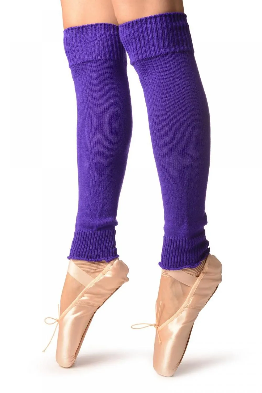 Electric Indigo Plain Dance/Ballet Leg Warmers