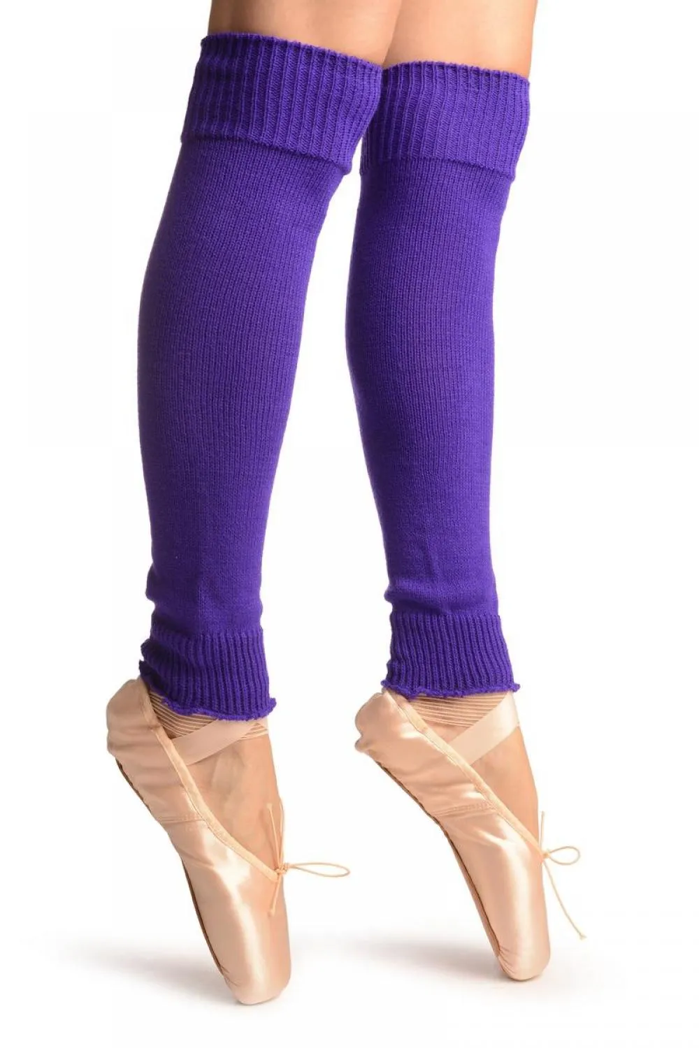 Electric Indigo Plain Dance/Ballet Leg Warmers