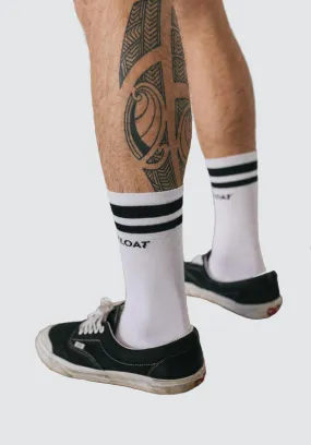 Float Socks 3-Pack | White