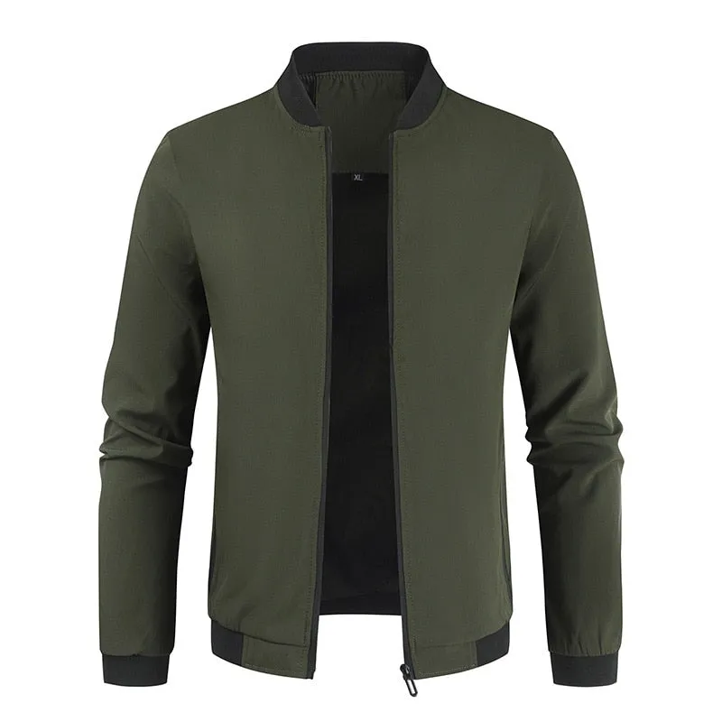 Funki Buys | Jackets | Men's Smart Stand Collar Dress Jacket