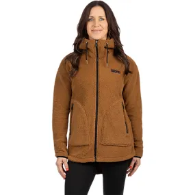 FXR Womens Sapphire Sherpa Jacket Copper/Black Brown