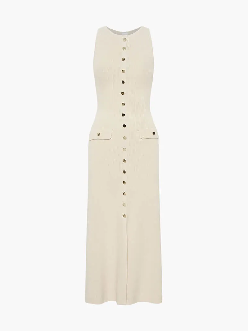 Georgia | Maxi Dress - Beige