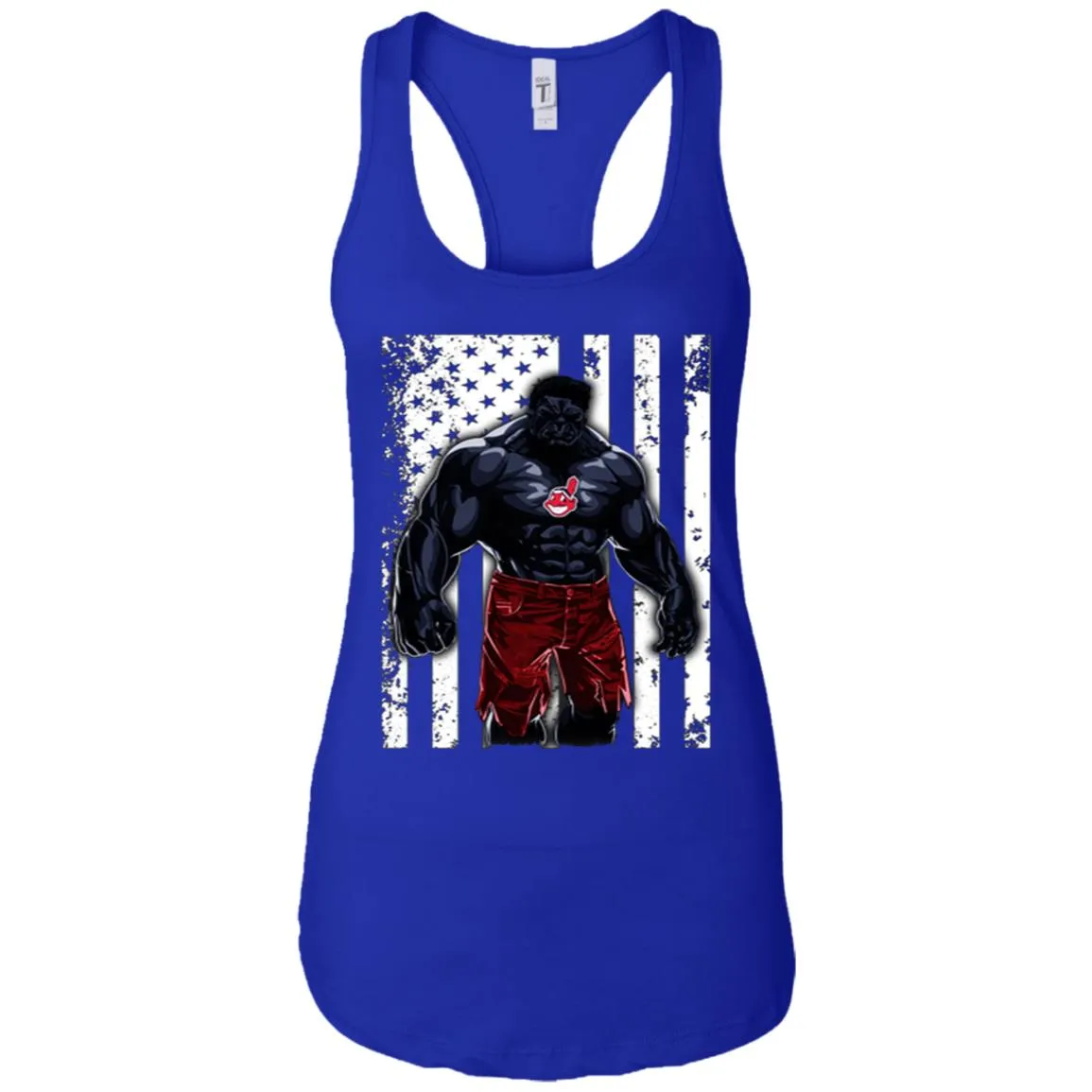 Giants Hulk Cleveland Indians T-shirt Flag Women Tank Top