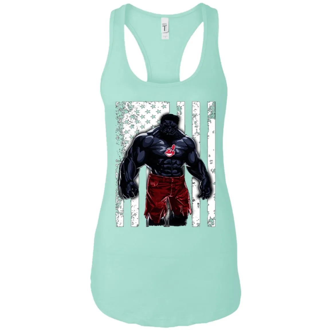 Giants Hulk Cleveland Indians T-shirt Flag Women Tank Top