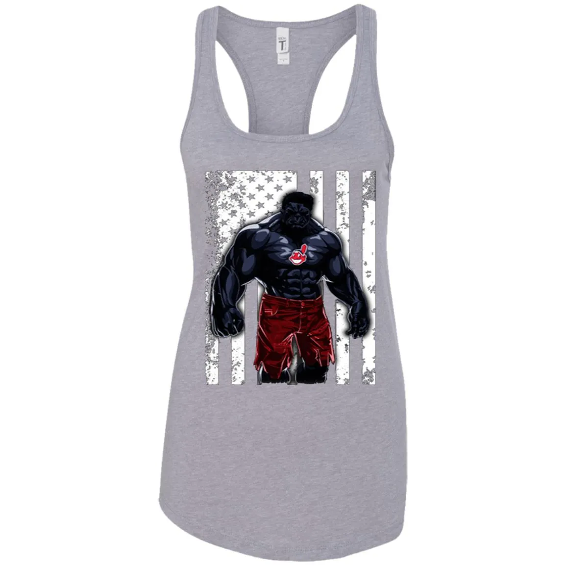 Giants Hulk Cleveland Indians T-shirt Flag Women Tank Top