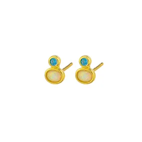 Gita Studs | Blue