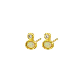 Gita Studs | Crystal