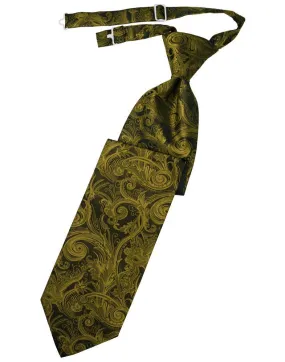 Gold Tapestry Kids Necktie