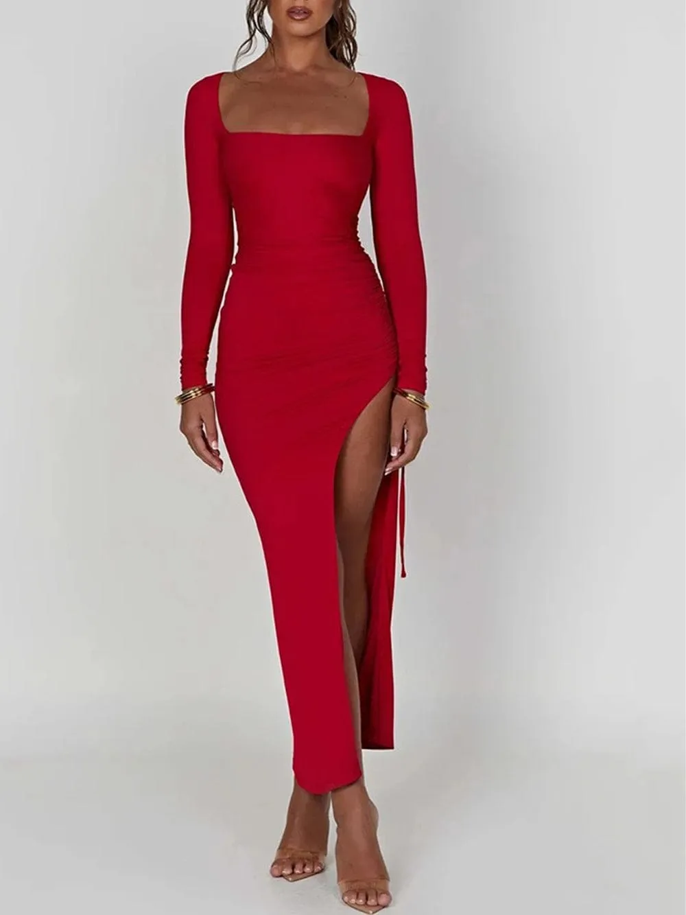 Greta Bodycon Maxi Dress