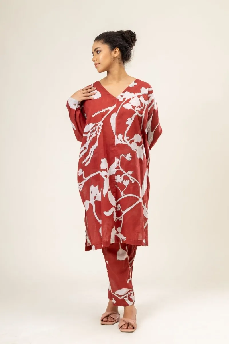 Helen Upcycled Cotton Kaftan Set