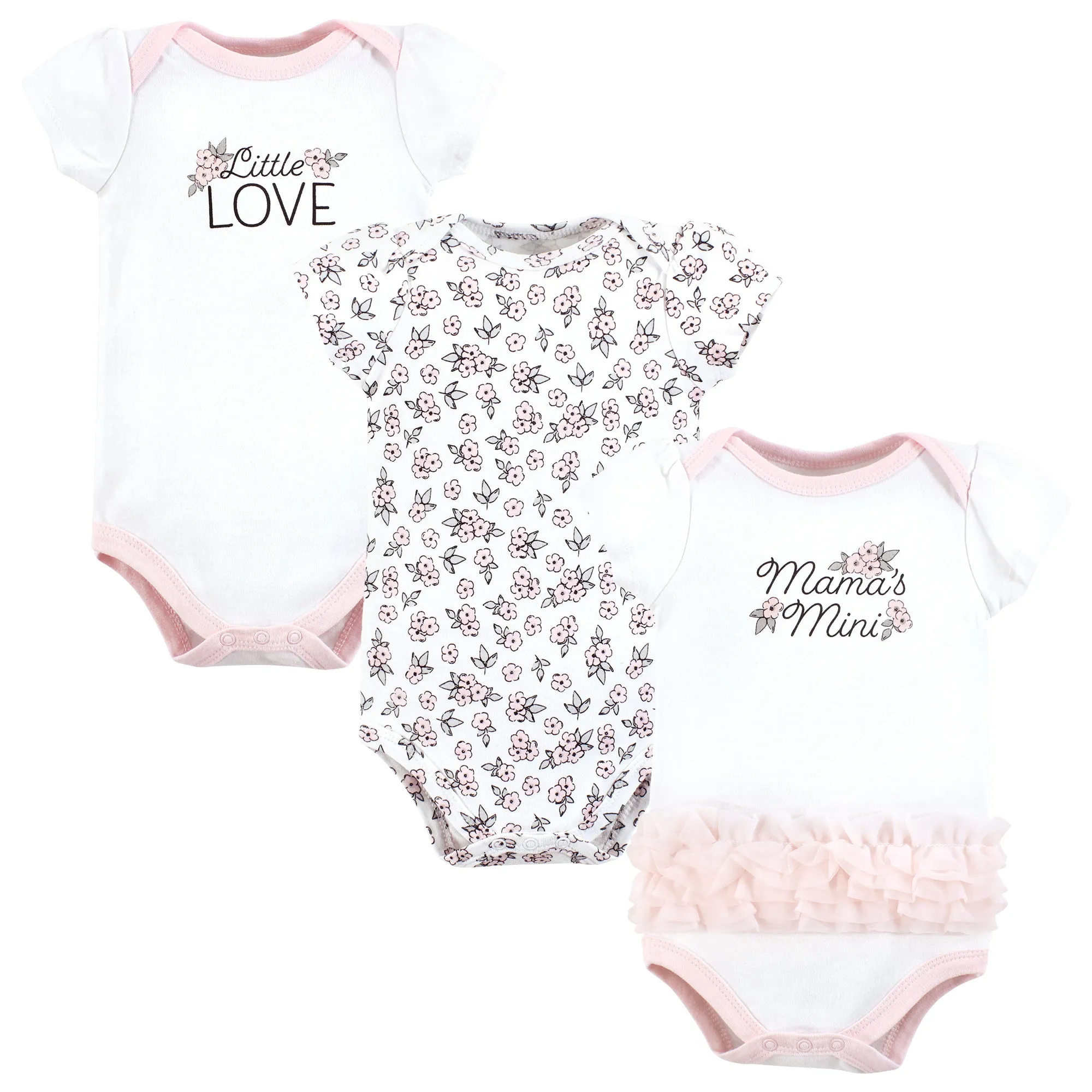 Hudson Baby Cotton Bodysuits, Mini Primrose Tutu