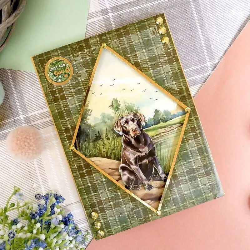 Hunkydory Labrador Retriever & English Springer Spaniel Decoupage Topper Sheet