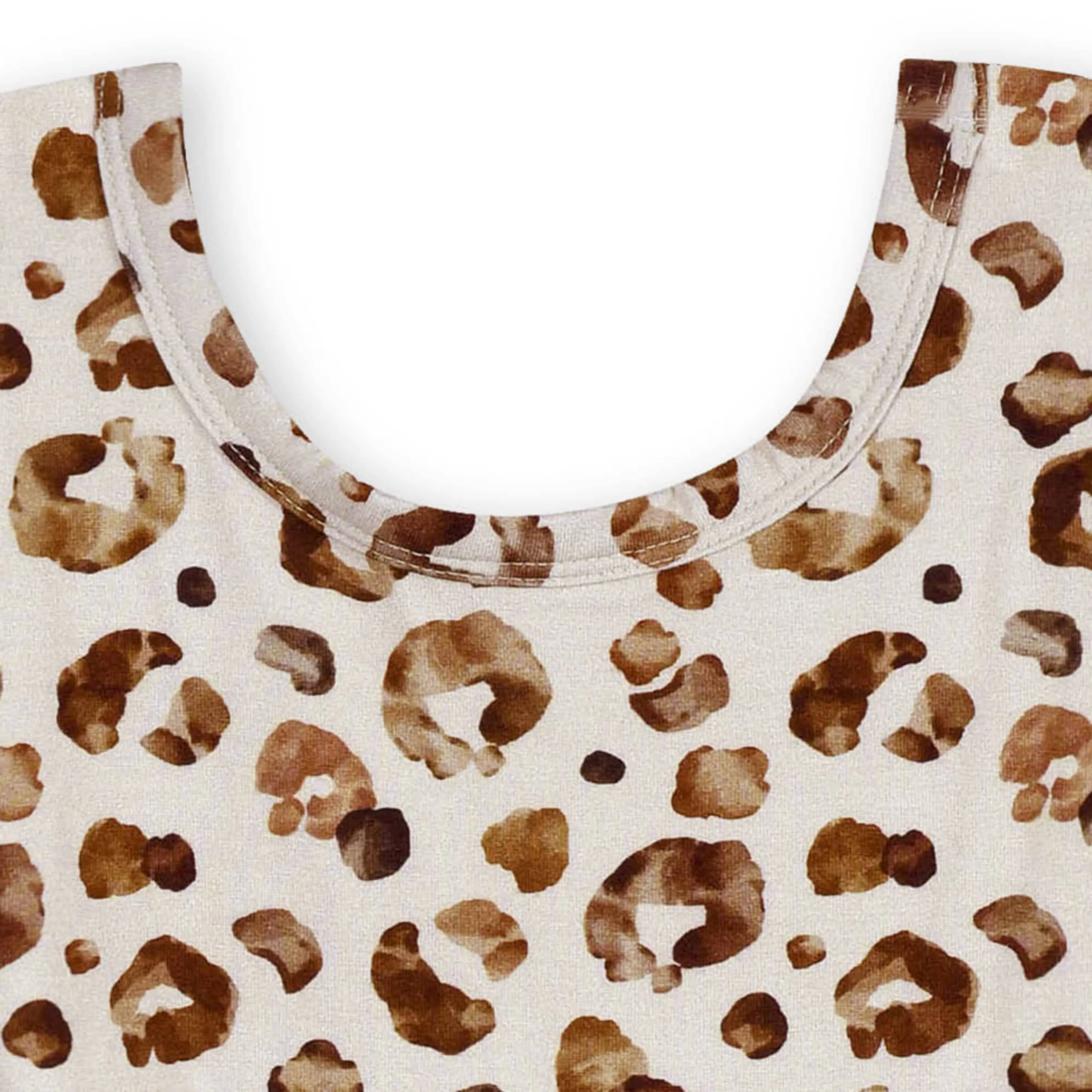 Infant & Toddler Girls Spotted Leopard Buttery Soft Viscose Made from Eucalyptus Twirl Dress