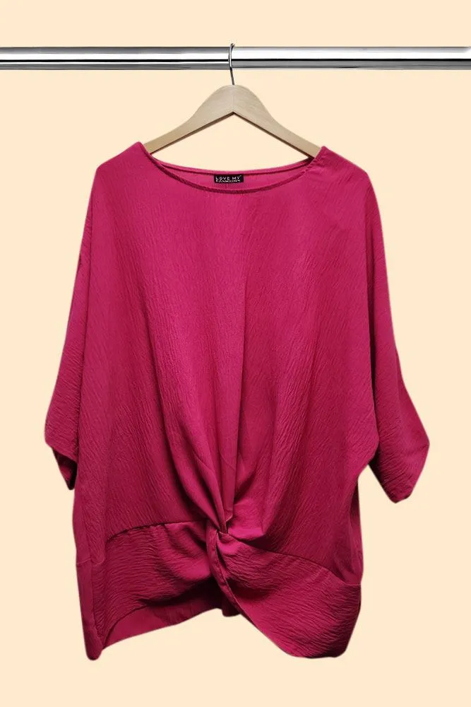 Italian Twist Hem Top