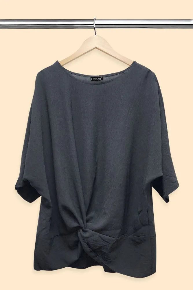 Italian Twist Hem Top