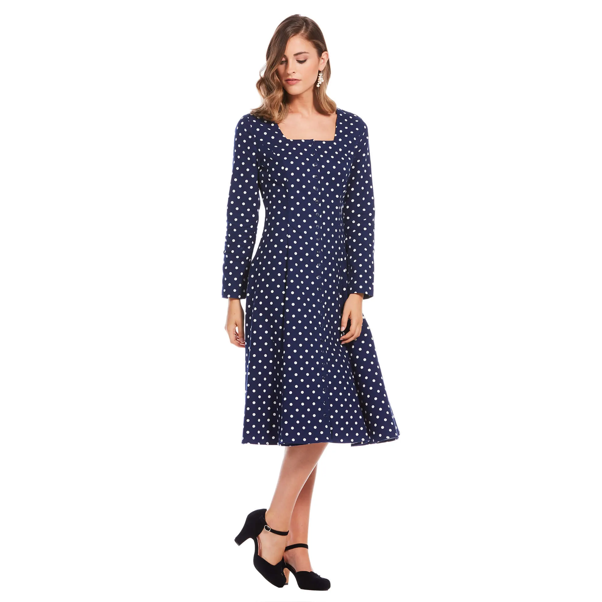 J. Peterman Women's Nostalgic Button-Front Dress