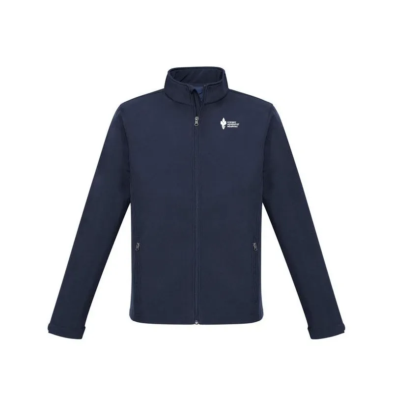 J740M SAH Biz Collection Mens Apex Lightweight Softshell Jacket Navy