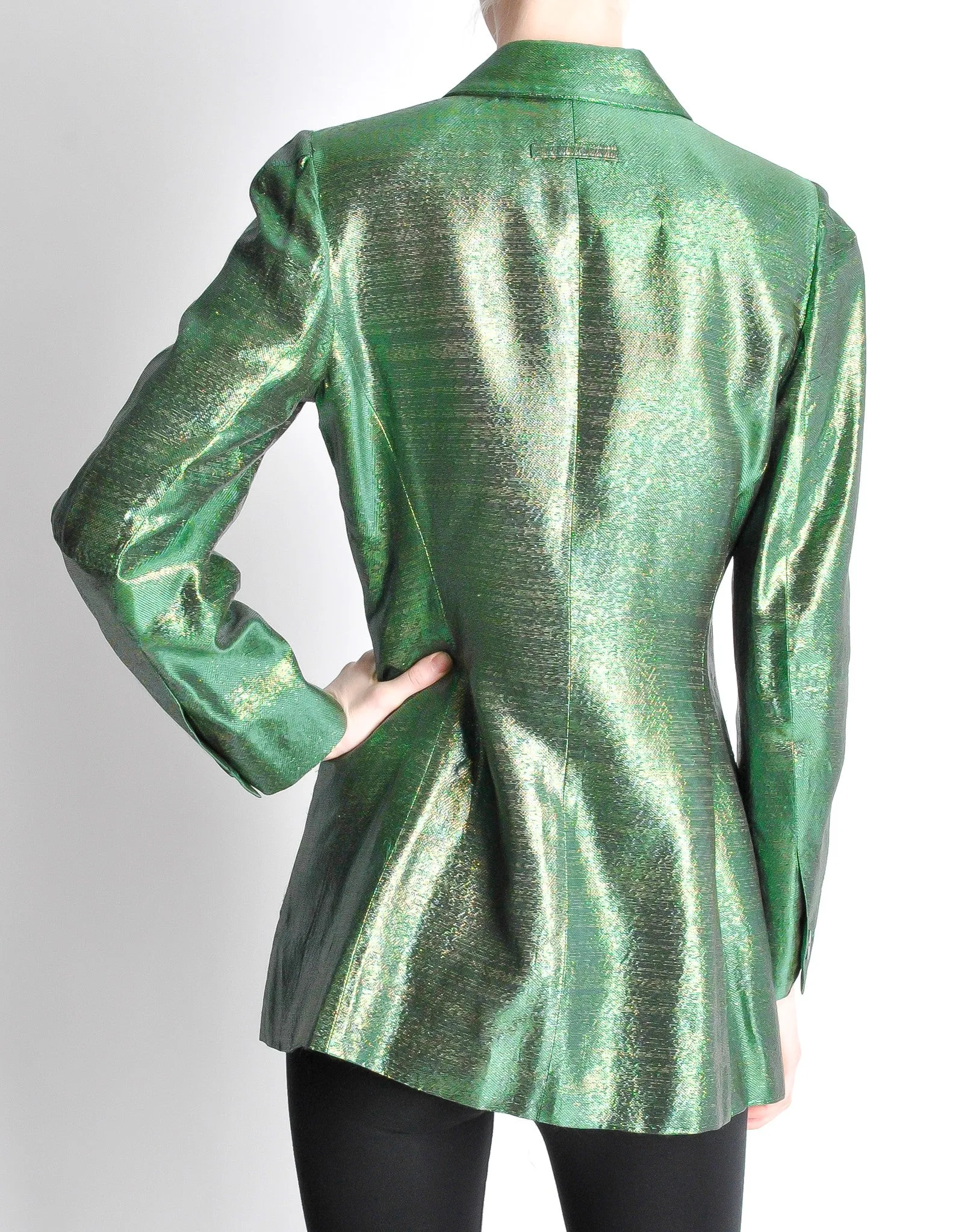 Jean Paul Gaultier Vintage Metallic Green Jacket