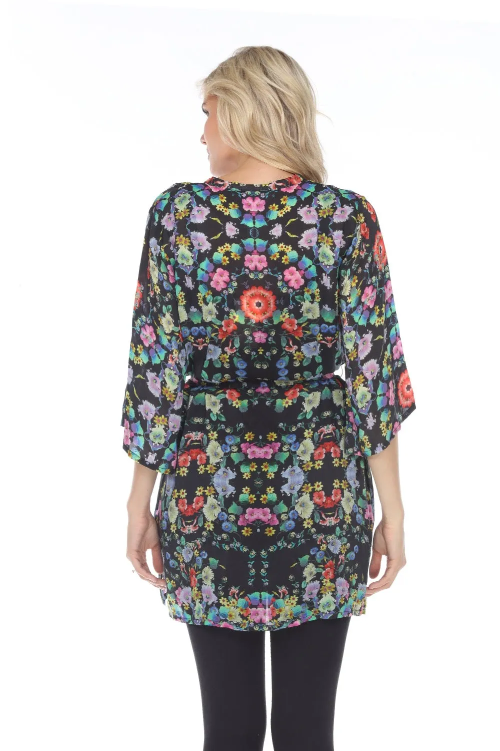 Johnny Was Multi Ella Floral Tunic Dress C21822B4 Plus Size