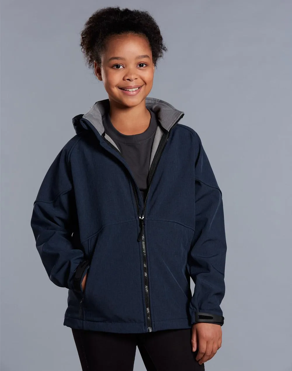 Kids Softshell Hood Jacket - JK33K