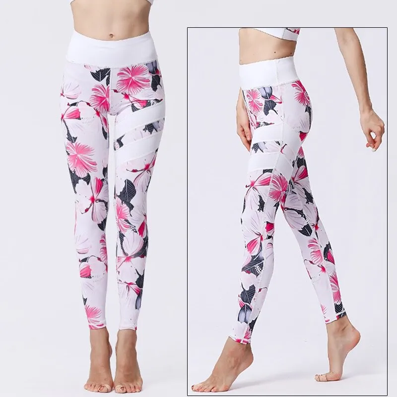 KittenAlarm - Mojoyce Cloud Hide Women Home Yoga Pants Fitness Gym Exercise Sports Leggings High Waist Sexy Long Print Tights Workout Running Trouser