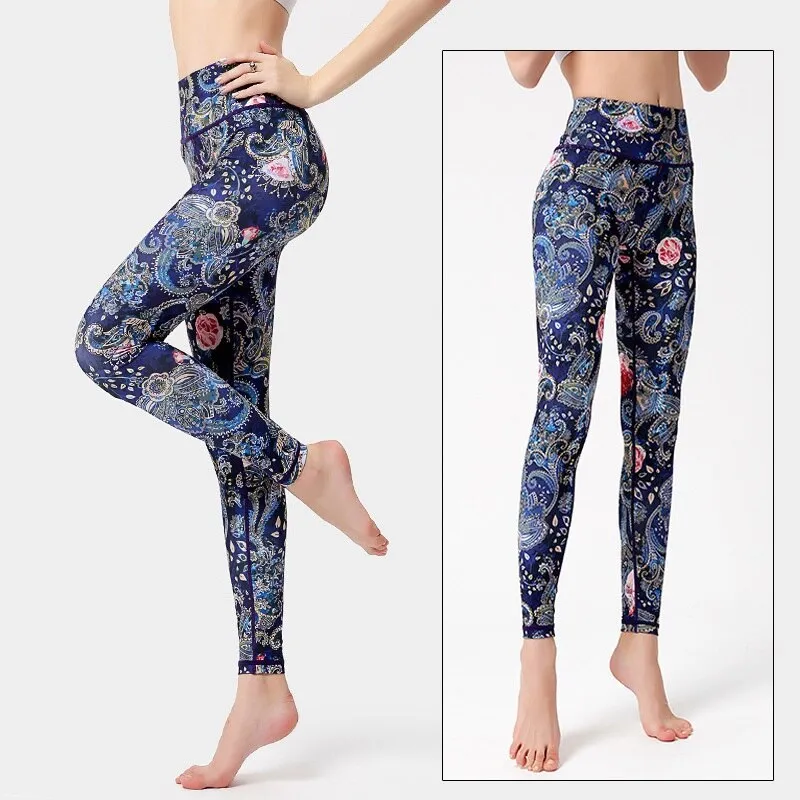 KittenAlarm - Mojoyce Cloud Hide Women Home Yoga Pants Fitness Gym Exercise Sports Leggings High Waist Sexy Long Print Tights Workout Running Trouser