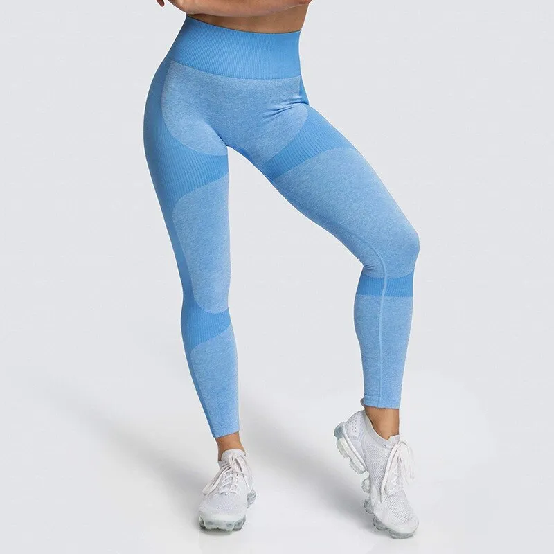 KittenAlarm - Mojoyce Cloud Hide Yoga Pants Seamless Fitness Sports Leggings High Waist Women Athletic Long Tights Girls Gym Workout Running Trousers