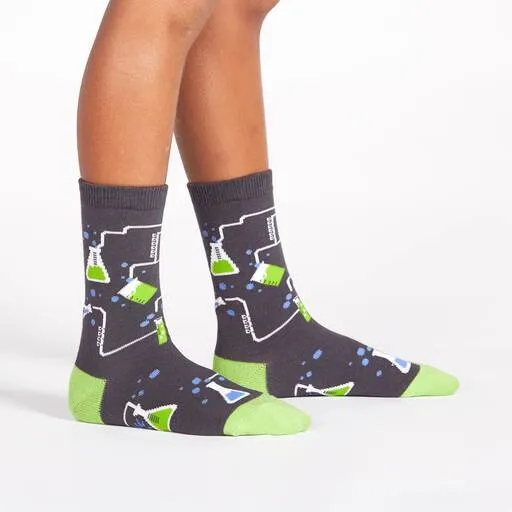 Laboratory Kid's Crew Socks (Age 3-6yrs) - Glow in the Dark