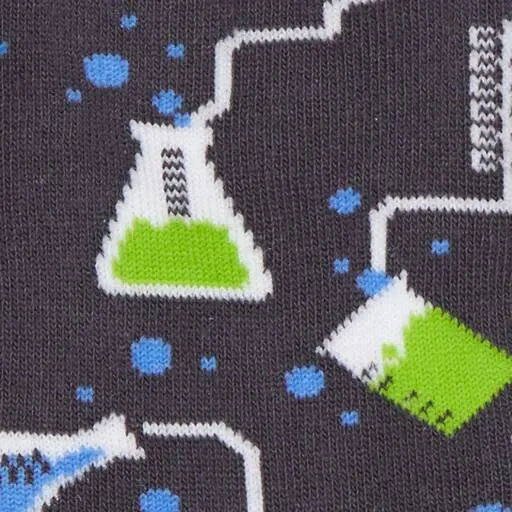 Laboratory Kid's Crew Socks (Age 3-6yrs) - Glow in the Dark