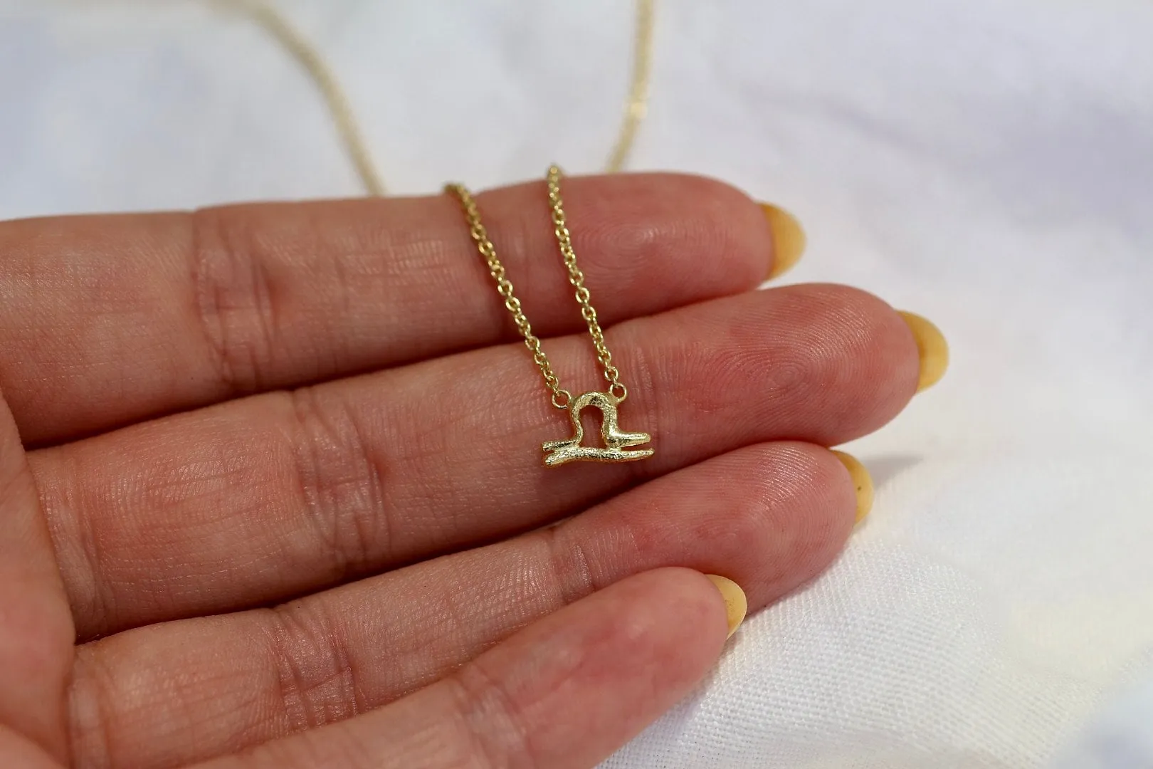 Libra 14K Gold Vermeil Necklace