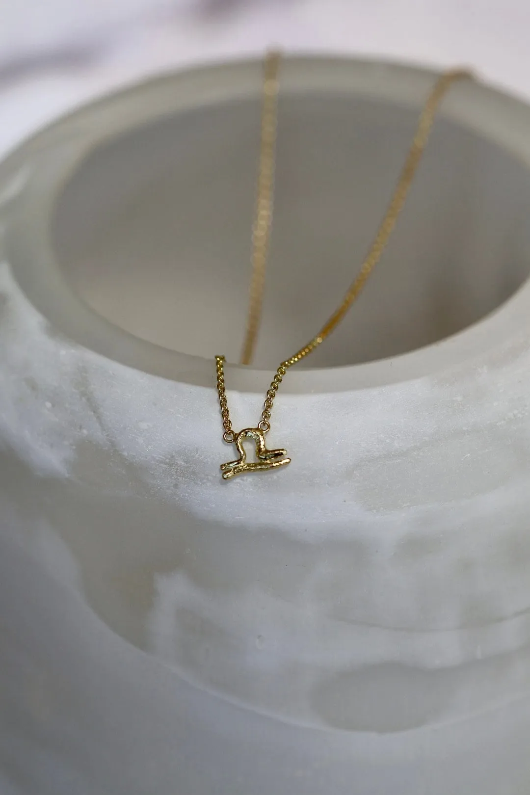 Libra 14K Gold Vermeil Necklace