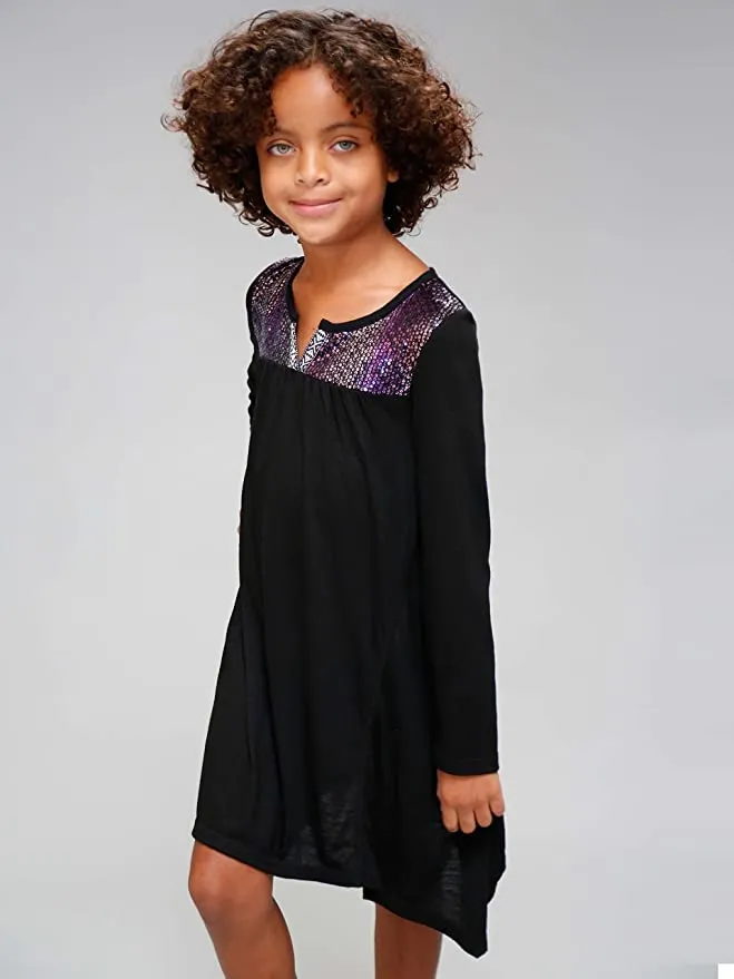 Little Girls I Tween Sequin Tunic Dress