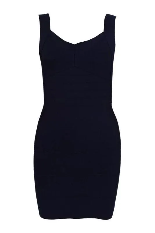 Maya Bandage Mini Dress - Classic Black