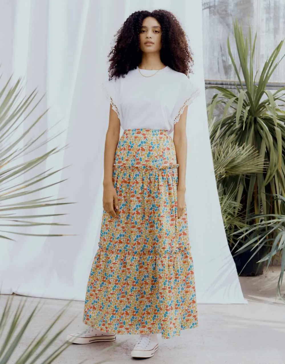 Megan Maxi Skirt Sewing Pattern, Liberty Fabrics