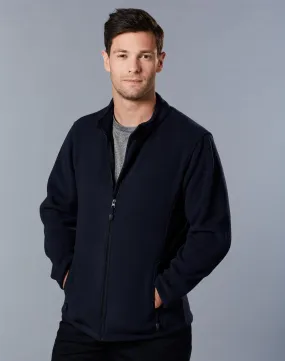 Men's Bonded Polar Fleece Full Zip Jacket - PF07