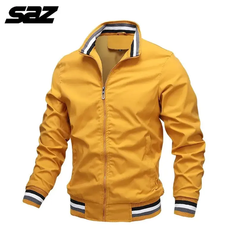 Men’s Casual Stand-up Collar Jacket