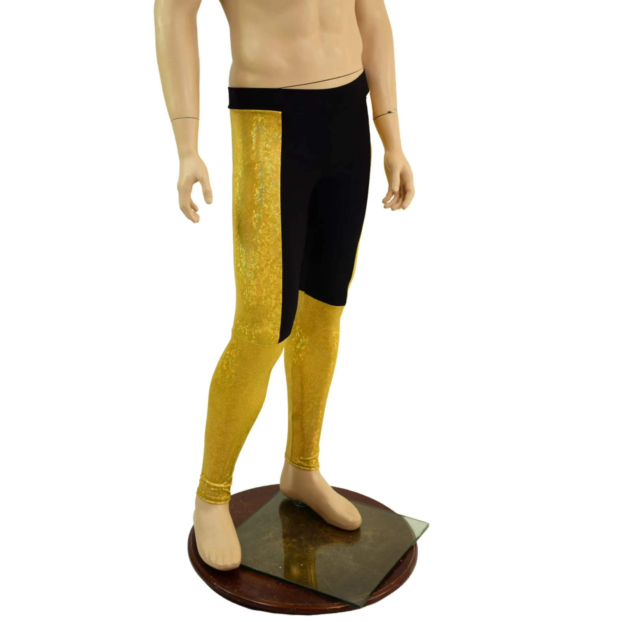 Mens Midrise Luchador Leggings