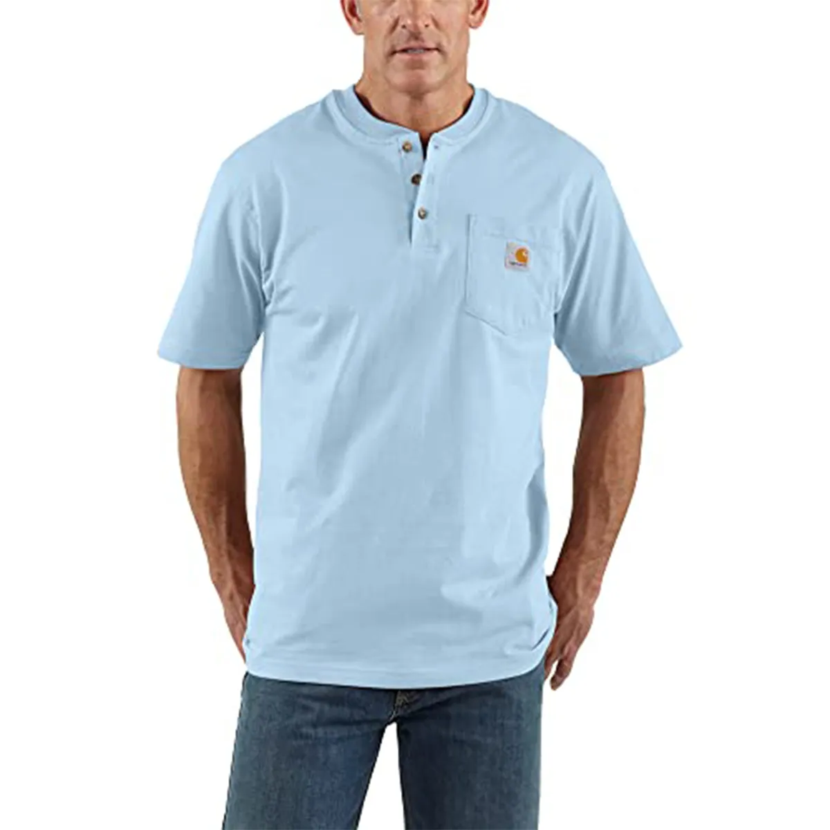 Men's Workwear Henley Shirt K84