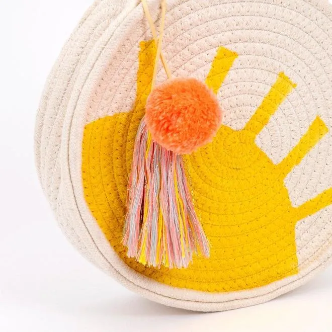 Meri Meri Sun Woven Cotton Rope Bag