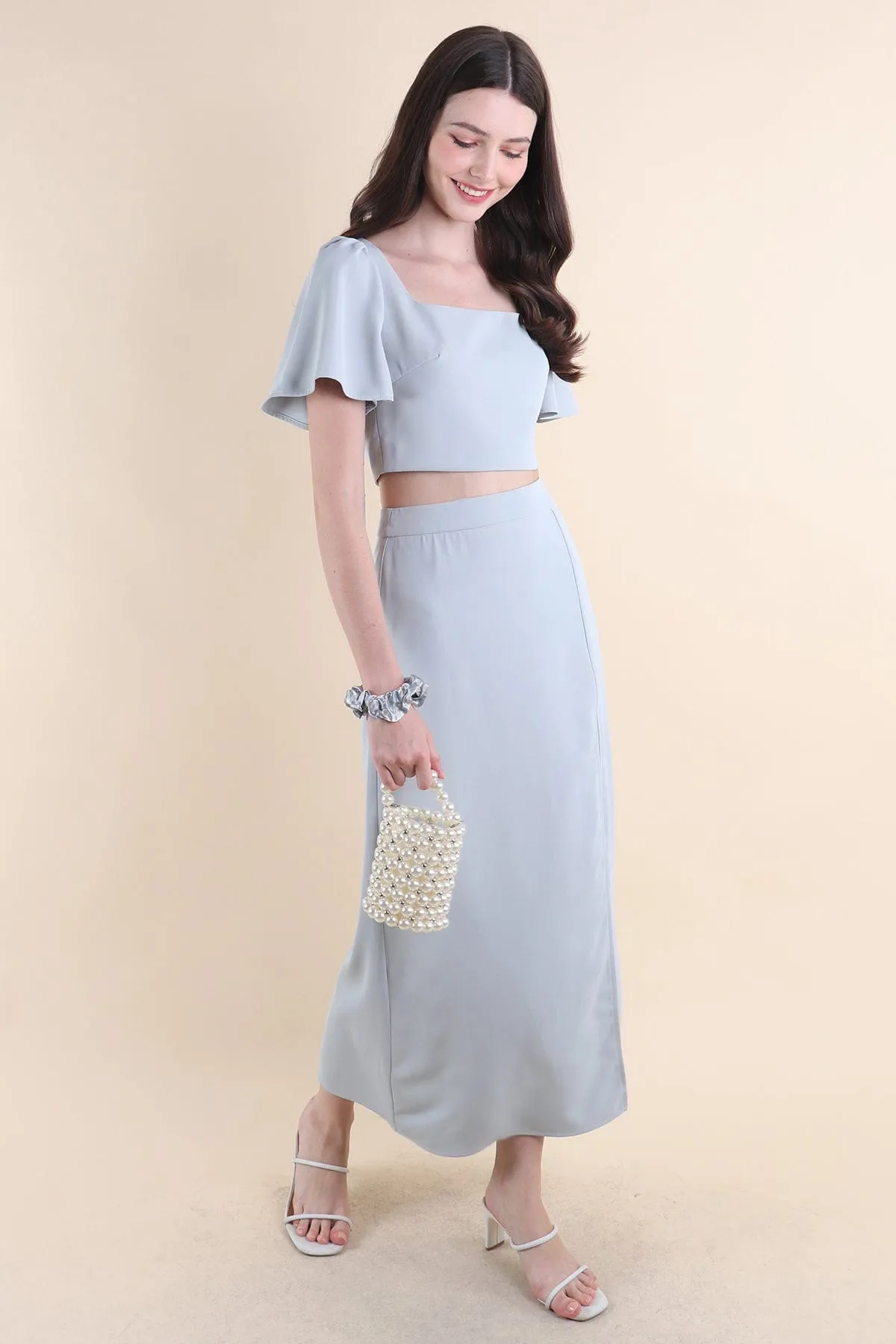 MINNIE 2-PC MAXI SET IN BLUE