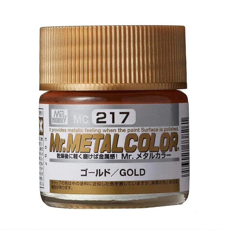 Mr. Hobby MC217 Mr. Metal Color Gold Paint 10ml