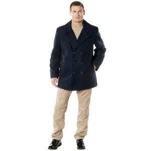 Naval Heritage Pea Coat- NAVY BLUE