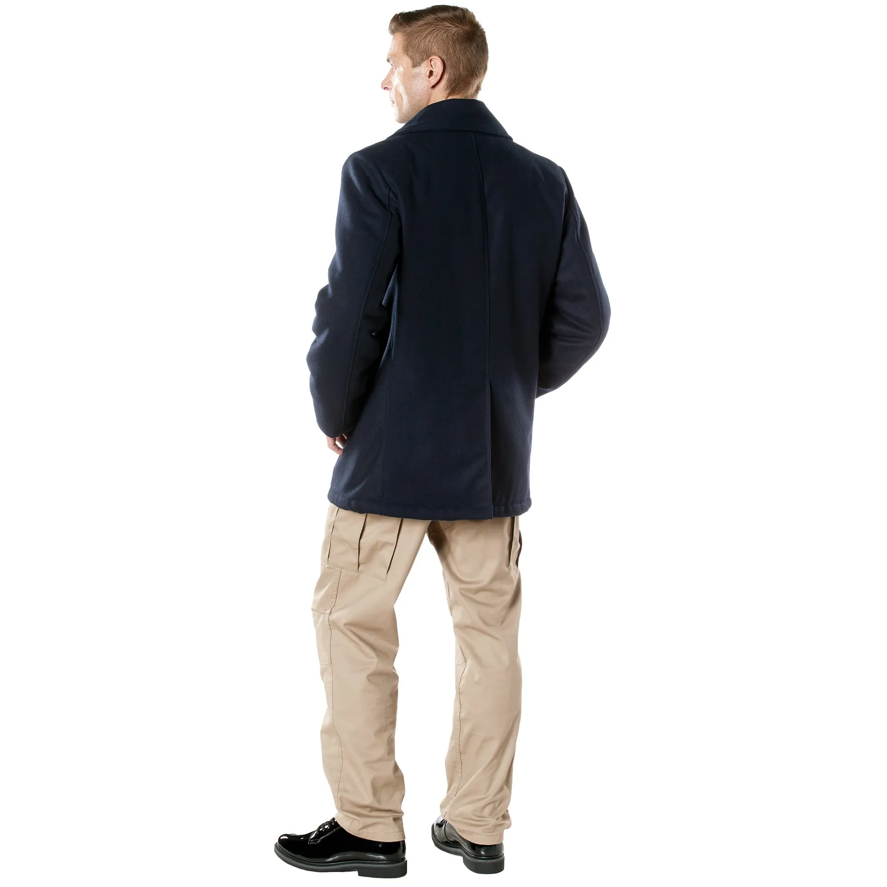 Naval Heritage Pea Coat- NAVY BLUE