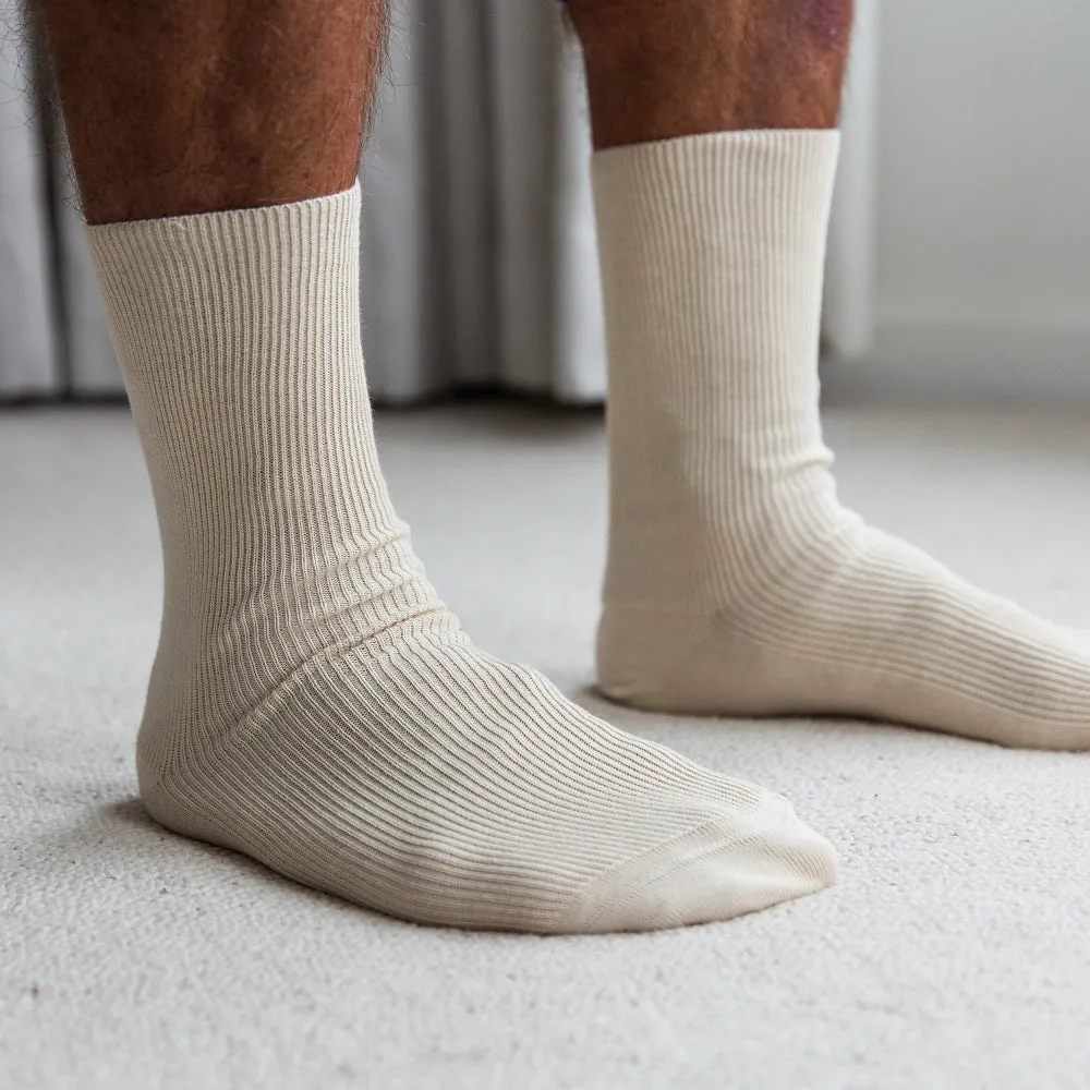 No Elastic Socks - 100% Organic Cotton